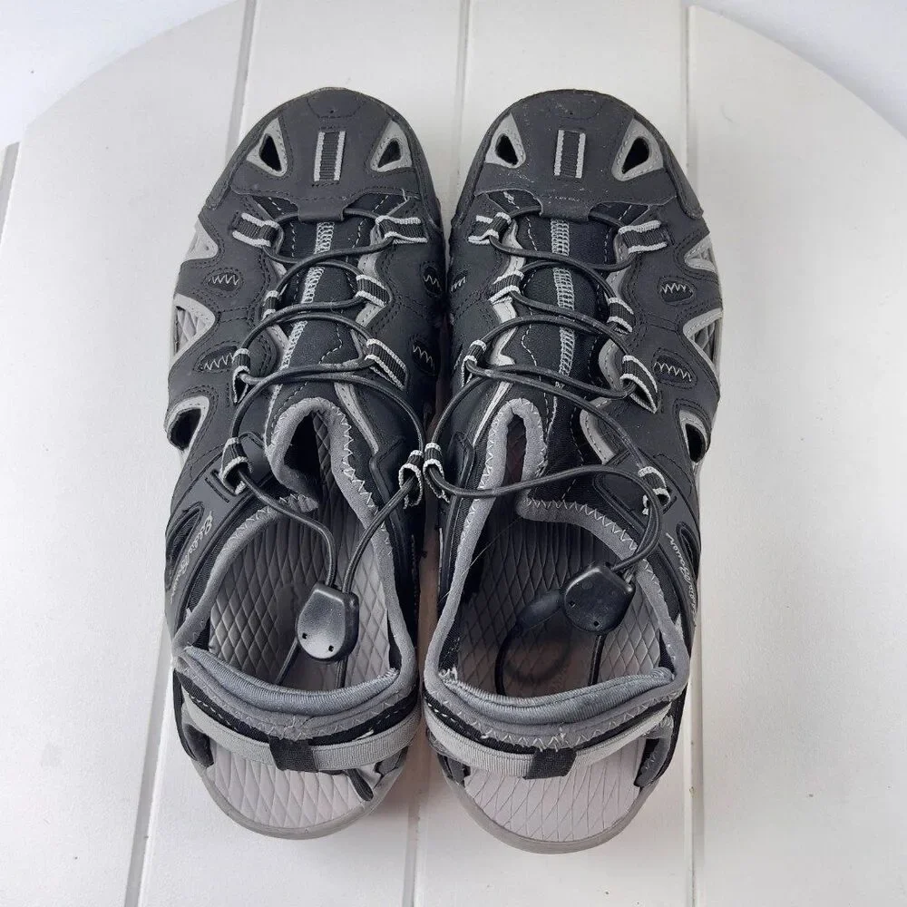 Eddie Bauer Sandals Mens Size 9 M Rainier Outdoor Hiking Water Shoes Black